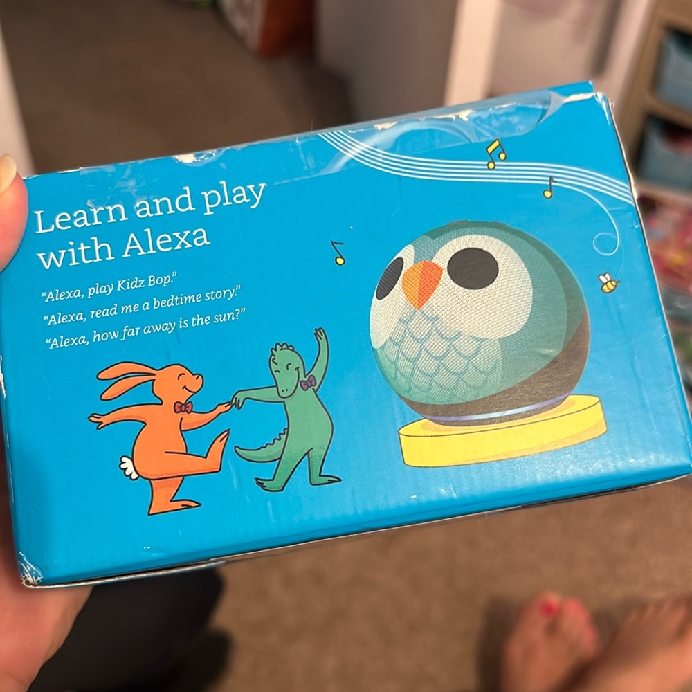 Alexa blue owl dot kids